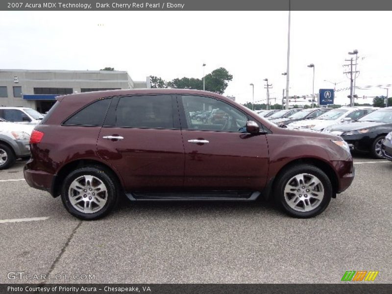  2007 MDX Technology Dark Cherry Red Pearl