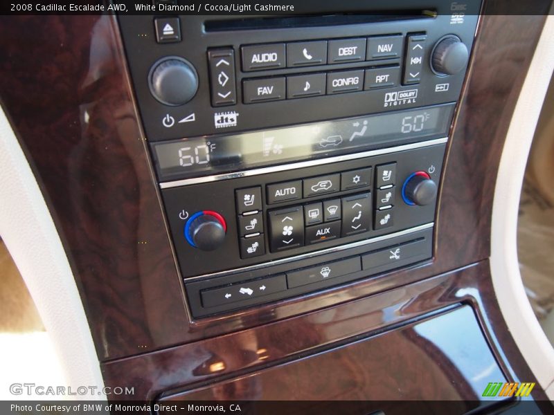 White Diamond / Cocoa/Light Cashmere 2008 Cadillac Escalade AWD
