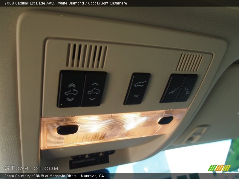 White Diamond / Cocoa/Light Cashmere 2008 Cadillac Escalade AWD