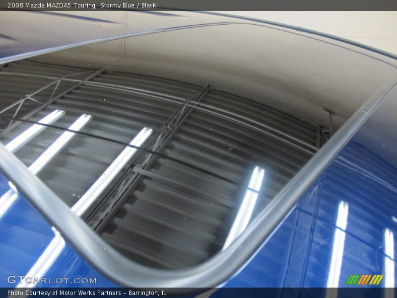 Stormy Blue / Black 2008 Mazda MAZDA5 Touring