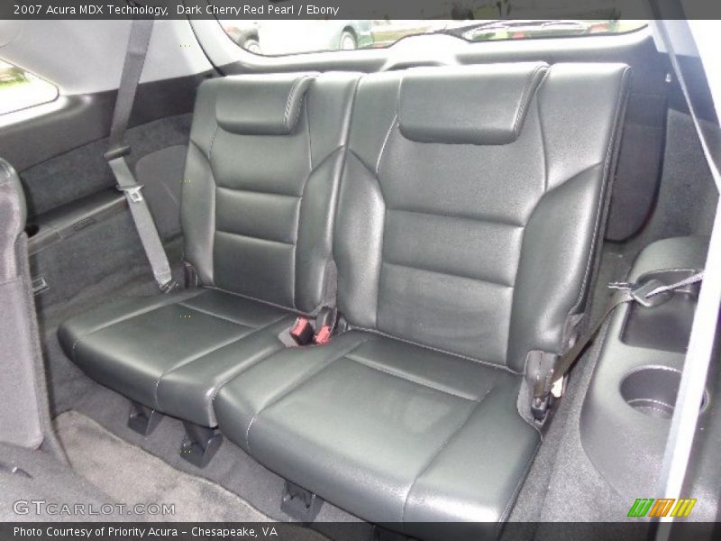 Rear Seat of 2007 MDX Technology