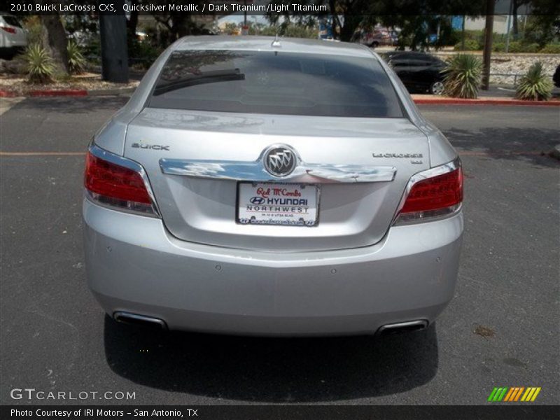 Quicksilver Metallic / Dark Titanium/Light Titanium 2010 Buick LaCrosse CXS