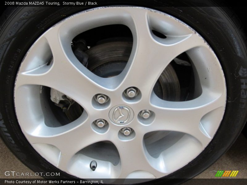 Stormy Blue / Black 2008 Mazda MAZDA5 Touring