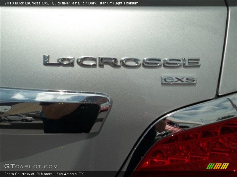 Quicksilver Metallic / Dark Titanium/Light Titanium 2010 Buick LaCrosse CXS