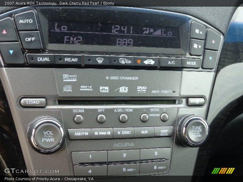 Controls of 2007 MDX Technology