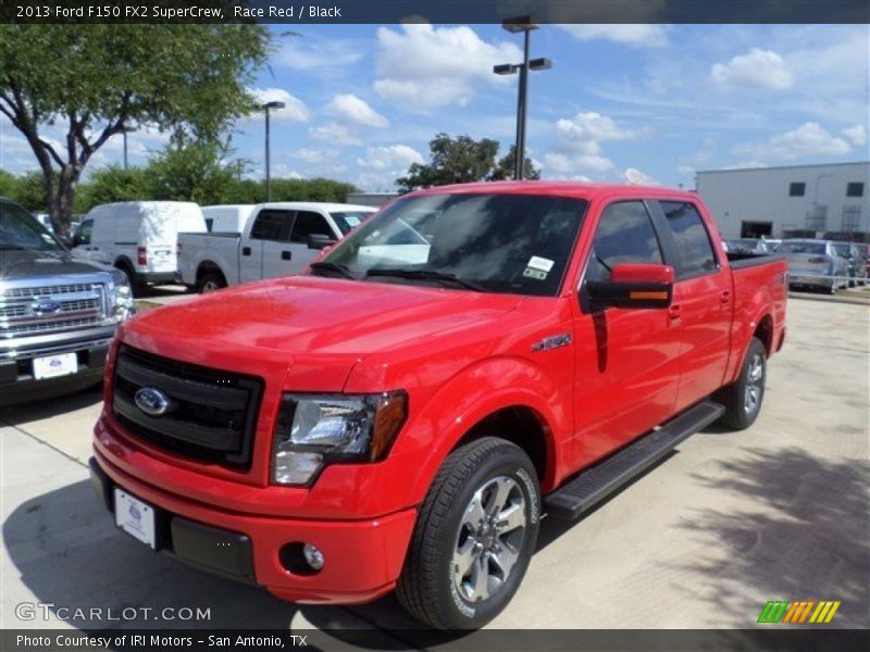 Race Red / Black 2013 Ford F150 FX2 SuperCrew