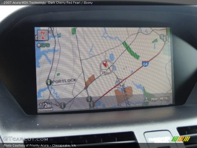 Navigation of 2007 MDX Technology