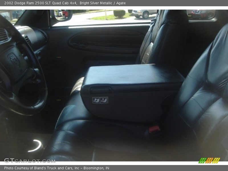 Bright Silver Metallic / Agate 2002 Dodge Ram 2500 SLT Quad Cab 4x4