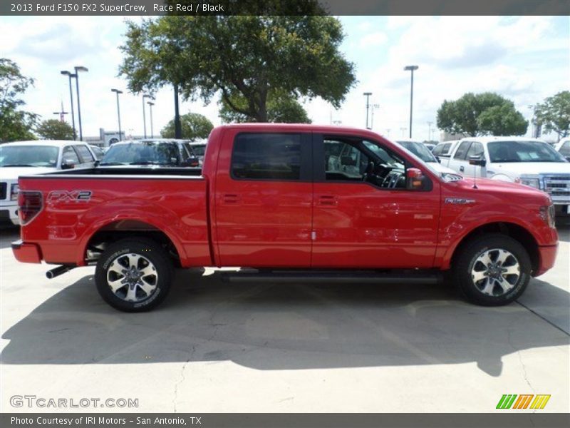 Race Red / Black 2013 Ford F150 FX2 SuperCrew