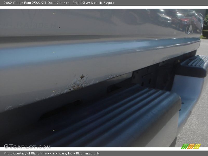 Bright Silver Metallic / Agate 2002 Dodge Ram 2500 SLT Quad Cab 4x4