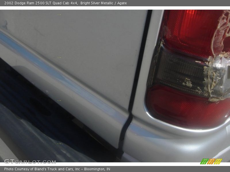 Bright Silver Metallic / Agate 2002 Dodge Ram 2500 SLT Quad Cab 4x4