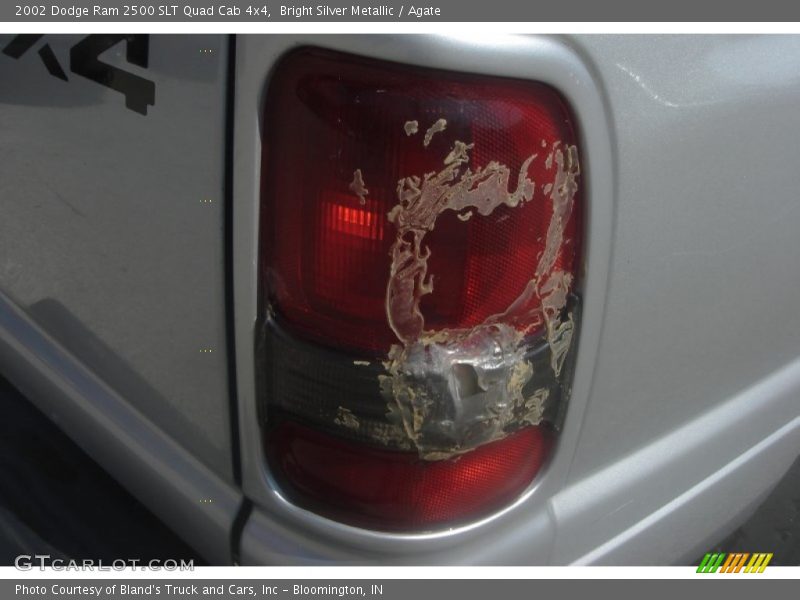 Bright Silver Metallic / Agate 2002 Dodge Ram 2500 SLT Quad Cab 4x4