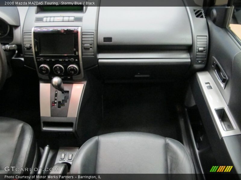 Stormy Blue / Black 2008 Mazda MAZDA5 Touring