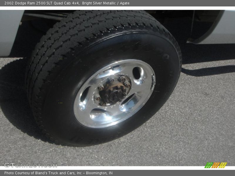 Bright Silver Metallic / Agate 2002 Dodge Ram 2500 SLT Quad Cab 4x4
