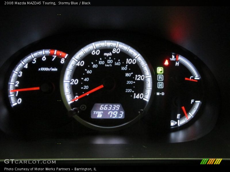  2008 MAZDA5 Touring Touring Gauges