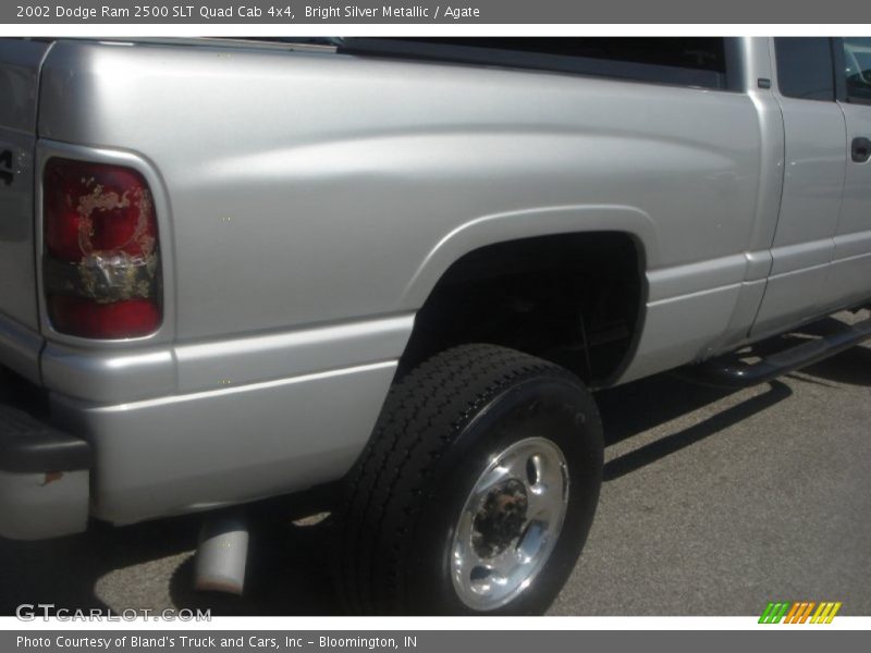 Bright Silver Metallic / Agate 2002 Dodge Ram 2500 SLT Quad Cab 4x4