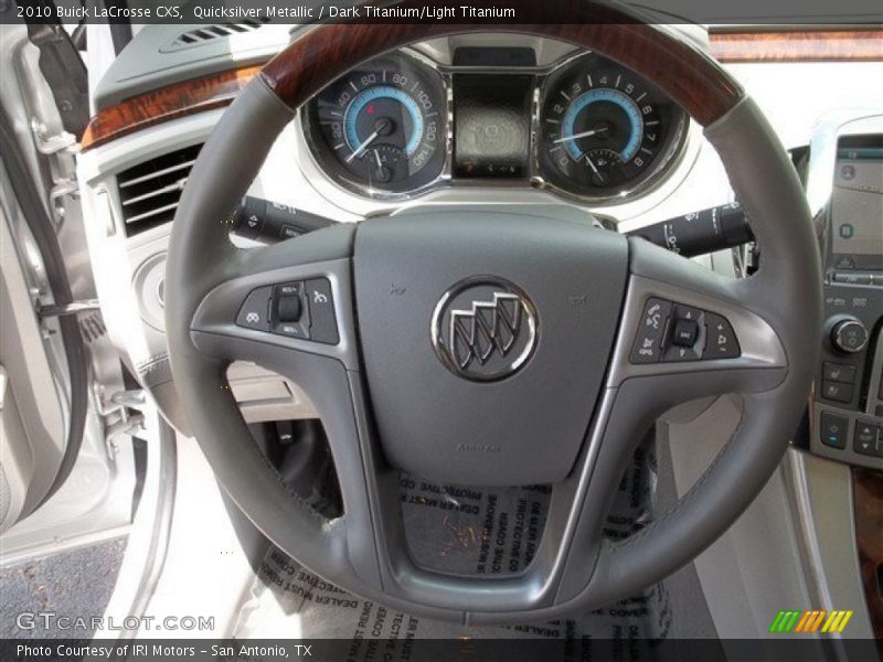 Quicksilver Metallic / Dark Titanium/Light Titanium 2010 Buick LaCrosse CXS
