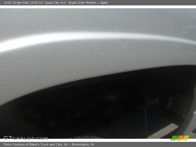 Bright Silver Metallic / Agate 2002 Dodge Ram 2500 SLT Quad Cab 4x4