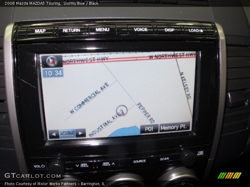 Navigation of 2008 MAZDA5 Touring