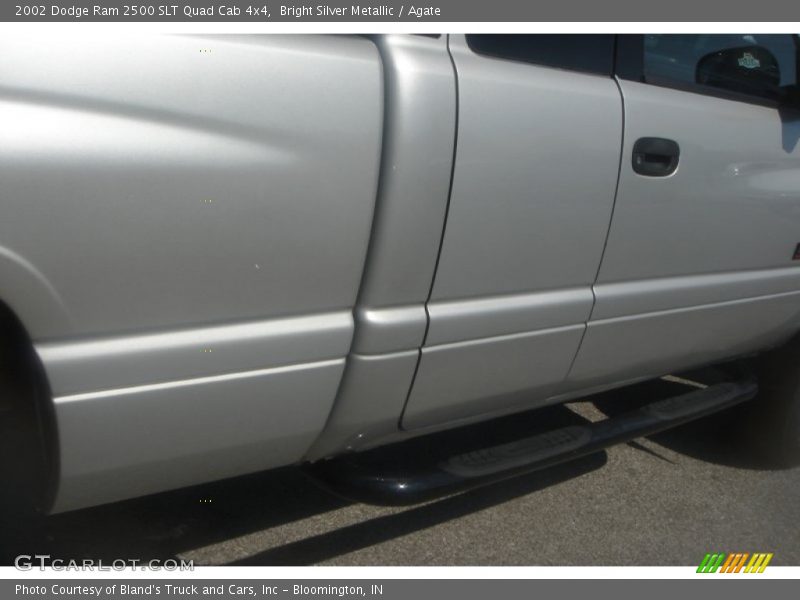 Bright Silver Metallic / Agate 2002 Dodge Ram 2500 SLT Quad Cab 4x4