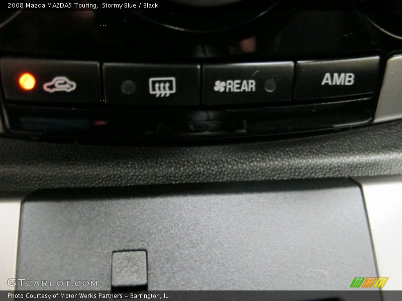 Stormy Blue / Black 2008 Mazda MAZDA5 Touring