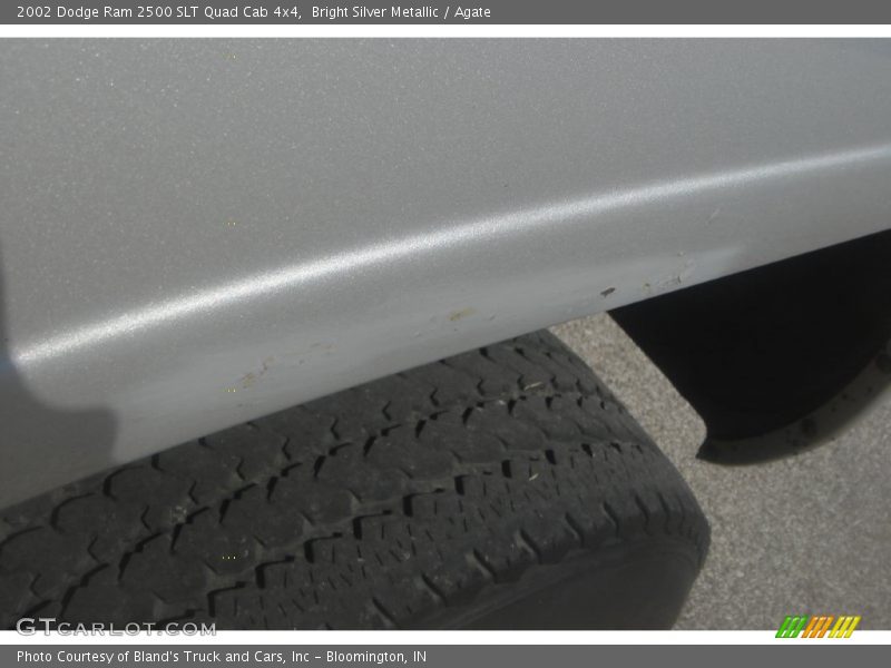 Bright Silver Metallic / Agate 2002 Dodge Ram 2500 SLT Quad Cab 4x4