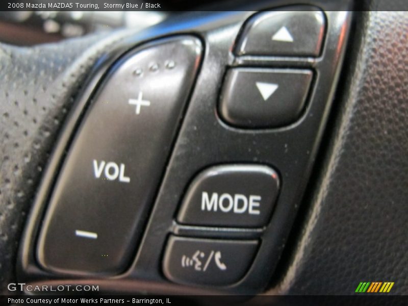 Stormy Blue / Black 2008 Mazda MAZDA5 Touring