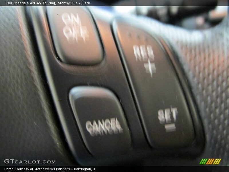 Stormy Blue / Black 2008 Mazda MAZDA5 Touring