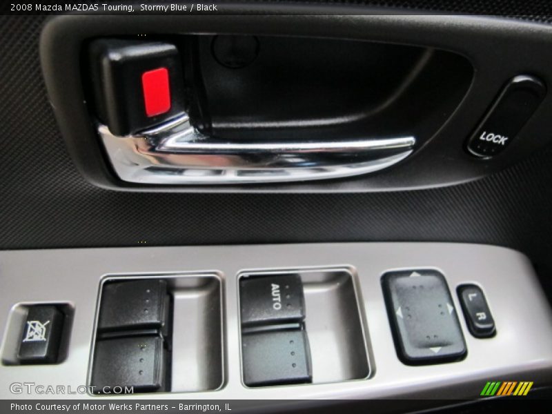 Stormy Blue / Black 2008 Mazda MAZDA5 Touring