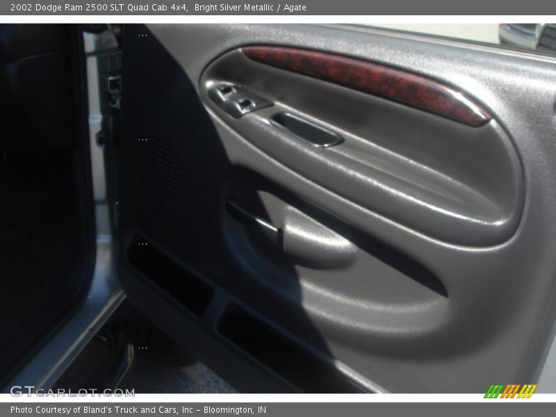 Bright Silver Metallic / Agate 2002 Dodge Ram 2500 SLT Quad Cab 4x4