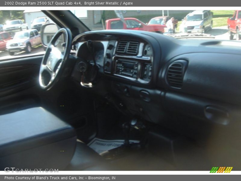 Bright Silver Metallic / Agate 2002 Dodge Ram 2500 SLT Quad Cab 4x4