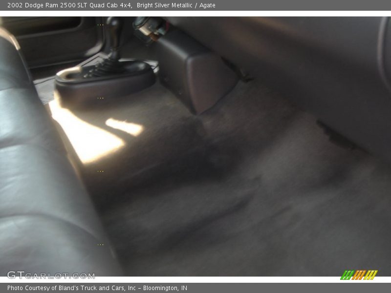 Bright Silver Metallic / Agate 2002 Dodge Ram 2500 SLT Quad Cab 4x4