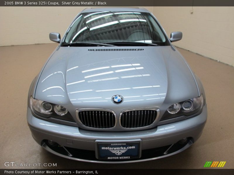 Silver Grey Metallic / Black 2005 BMW 3 Series 325i Coupe