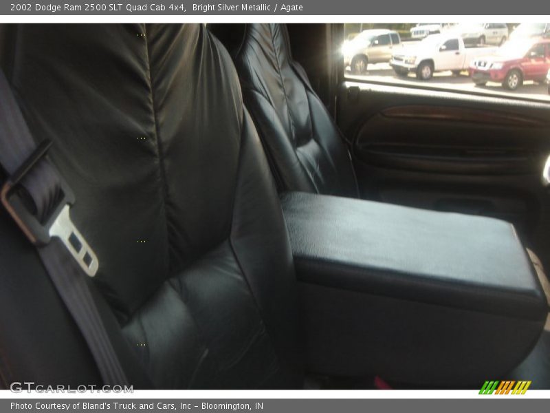 Bright Silver Metallic / Agate 2002 Dodge Ram 2500 SLT Quad Cab 4x4