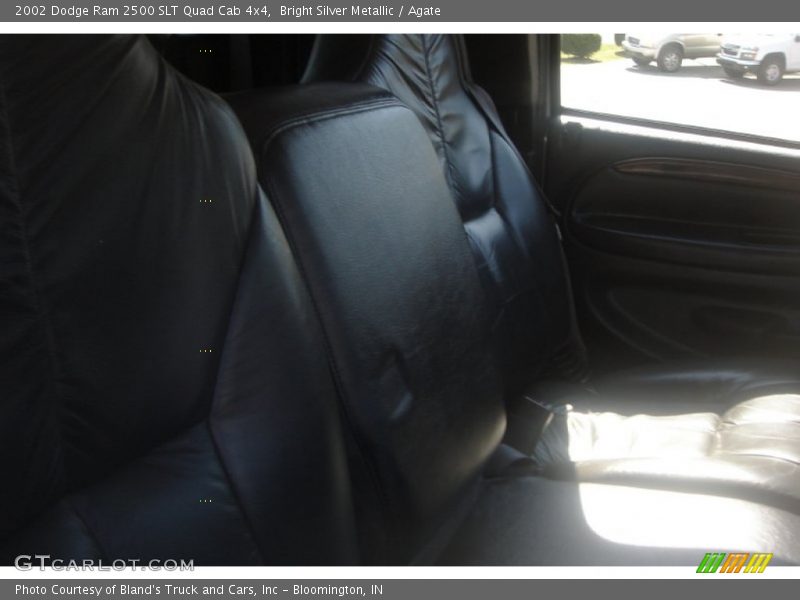 Bright Silver Metallic / Agate 2002 Dodge Ram 2500 SLT Quad Cab 4x4