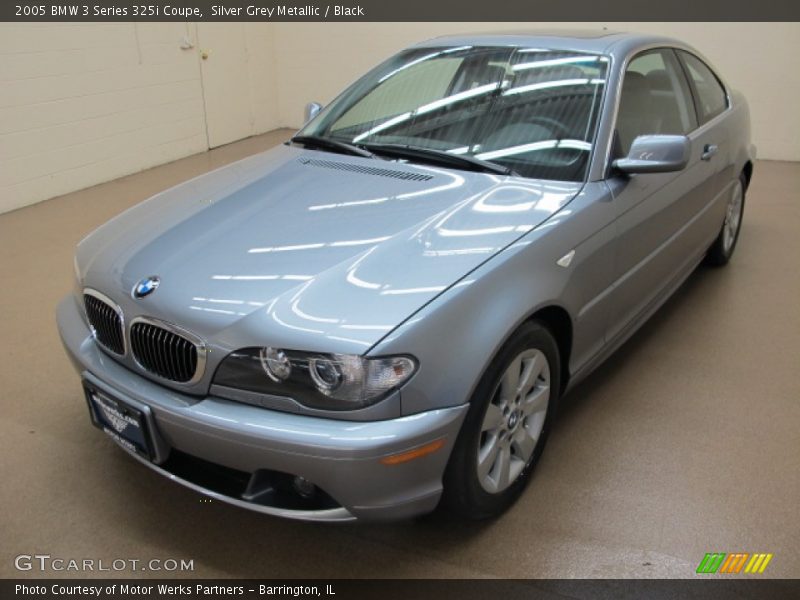 Silver Grey Metallic / Black 2005 BMW 3 Series 325i Coupe