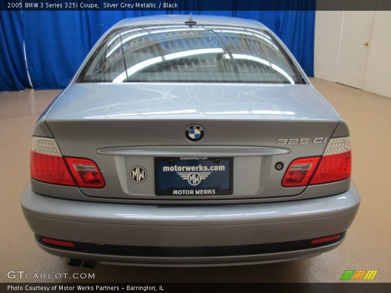 Silver Grey Metallic / Black 2005 BMW 3 Series 325i Coupe