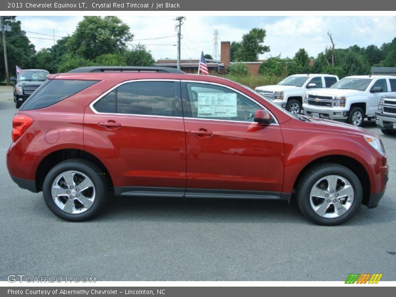 Crystal Red Tintcoat / Jet Black 2013 Chevrolet Equinox LT