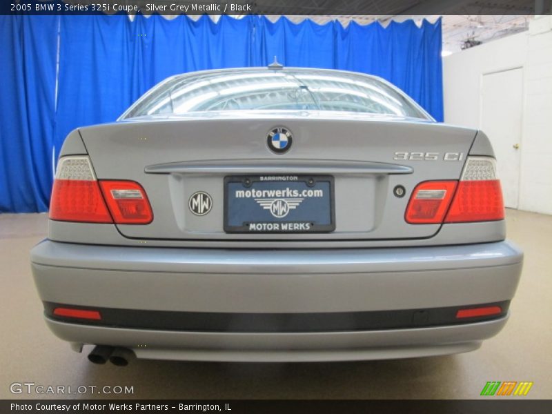 Silver Grey Metallic / Black 2005 BMW 3 Series 325i Coupe