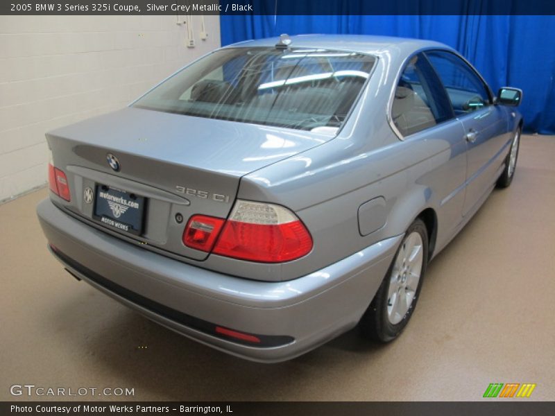 Silver Grey Metallic / Black 2005 BMW 3 Series 325i Coupe