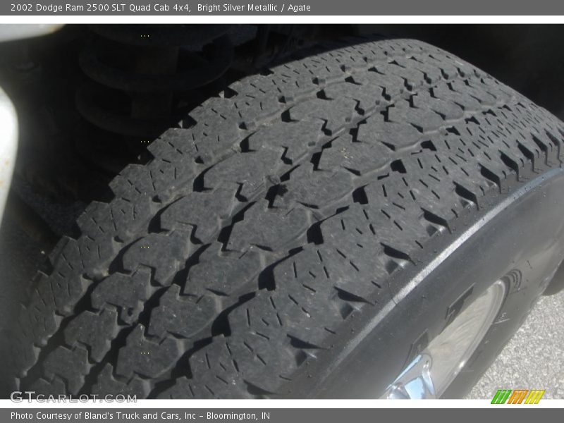 Bright Silver Metallic / Agate 2002 Dodge Ram 2500 SLT Quad Cab 4x4