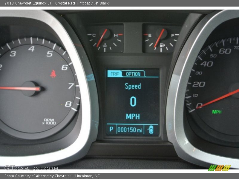 Crystal Red Tintcoat / Jet Black 2013 Chevrolet Equinox LT