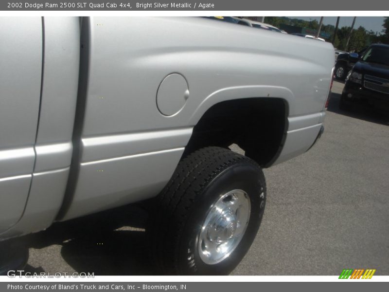 Bright Silver Metallic / Agate 2002 Dodge Ram 2500 SLT Quad Cab 4x4