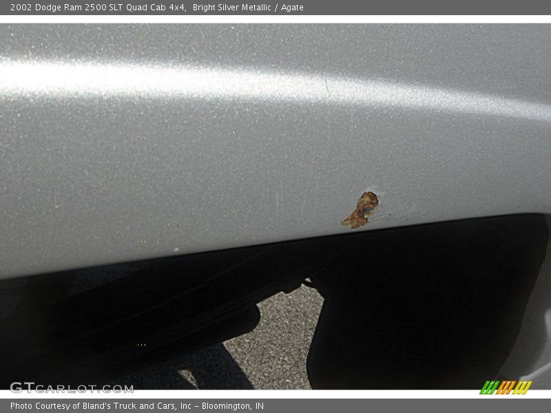 Bright Silver Metallic / Agate 2002 Dodge Ram 2500 SLT Quad Cab 4x4