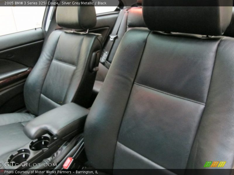 Silver Grey Metallic / Black 2005 BMW 3 Series 325i Coupe