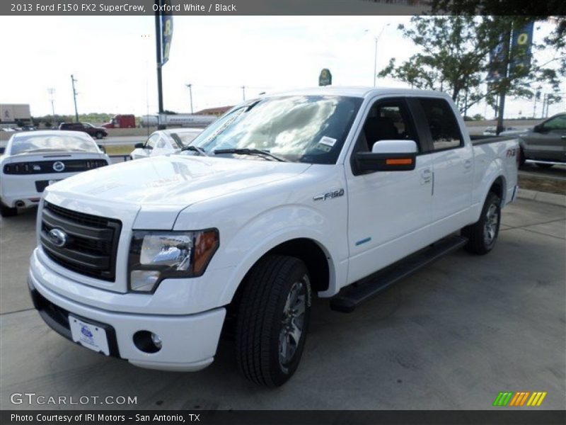 Oxford White / Black 2013 Ford F150 FX2 SuperCrew