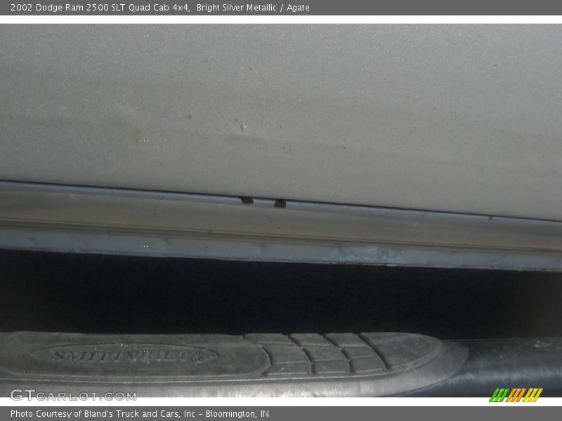 Bright Silver Metallic / Agate 2002 Dodge Ram 2500 SLT Quad Cab 4x4