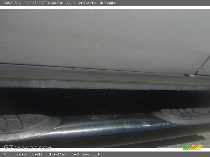 Bright Silver Metallic / Agate 2002 Dodge Ram 2500 SLT Quad Cab 4x4