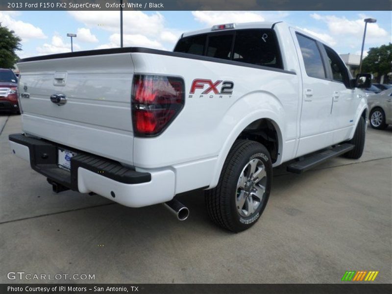 Oxford White / Black 2013 Ford F150 FX2 SuperCrew
