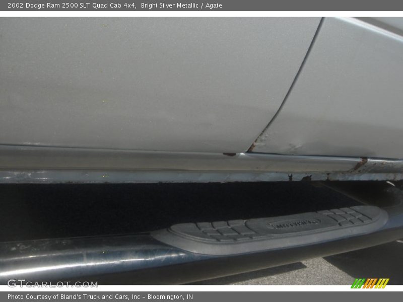 Bright Silver Metallic / Agate 2002 Dodge Ram 2500 SLT Quad Cab 4x4